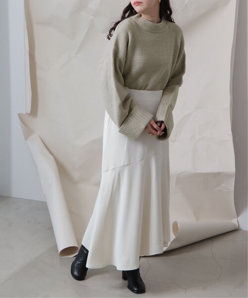 RAY CASSIN（レイカズン）の「ラメニットプチハイプルオーバー（ニット/セーター・レディース・グレー/ピンク/キナリ・FREE）」の12枚目の写真