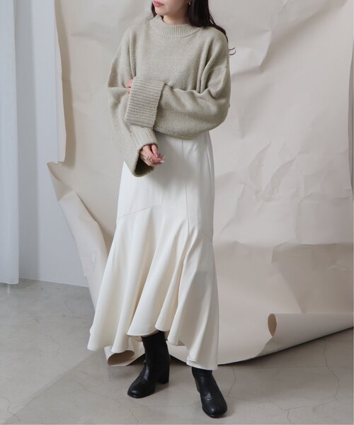 RAY CASSIN（レイカズン）の「ラメニットプチハイプルオーバー（ニット/セーター・レディース・グレー/ピンク/キナリ・FREE）」の13枚目の写真