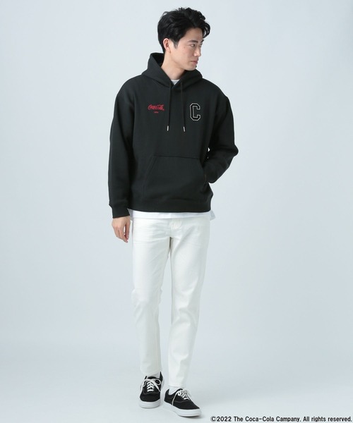 Coca Cola（コカコーラ）の「【ｺｶ･ｺｰﾗ】別注スウェットパーカー（パーカー・メンズ・ブラック/オフホワイト/レッド・LARGE/MEDIUM）」の11枚目の写真