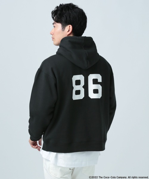 Coca Cola（コカコーラ）の「【ｺｶ･ｺｰﾗ】別注スウェットパーカー（パーカー・メンズ・ブラック/オフホワイト/レッド・LARGE/MEDIUM）」の13枚目の写真