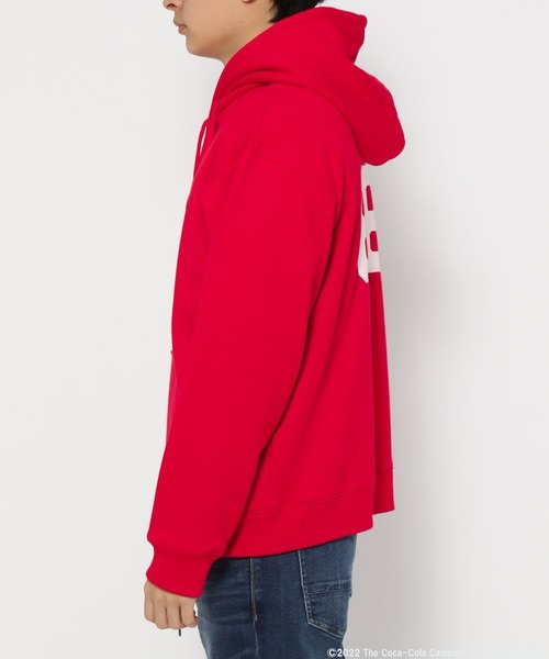 Coca Cola（コカコーラ）の「【ｺｶ･ｺｰﾗ】別注スウェットパーカー（パーカー・メンズ・ブラック/オフホワイト/レッド・LARGE/MEDIUM）」の17枚目の写真