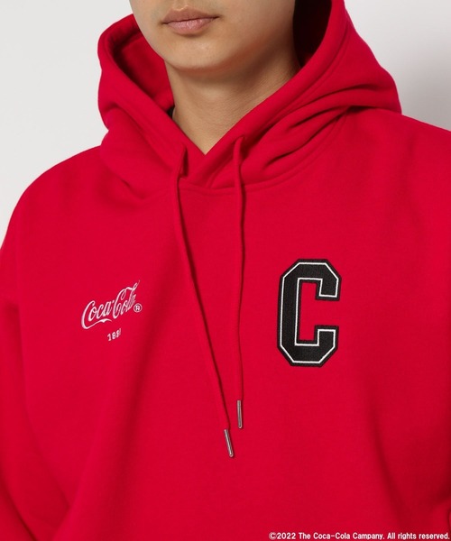 Coca Cola（コカコーラ）の「【ｺｶ･ｺｰﾗ】別注スウェットパーカー（パーカー・メンズ・ブラック/オフホワイト/レッド・LARGE/MEDIUM）」の19枚目の写真