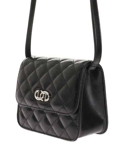 EMODA（エモダ）の「キルティングミニバッグ（ショルダーバッグ・レディース・アイボリー/ブラック/ブルー・FREE）」の6枚目の写真