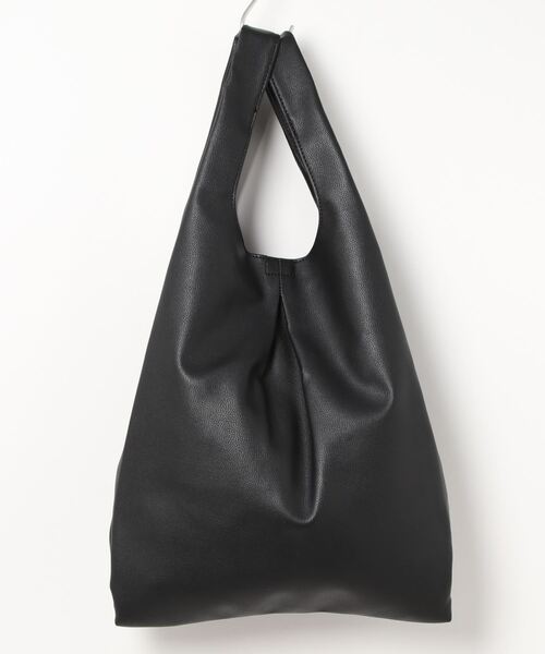 AZUL by moussy(アズールバイマウジー)の「FAUX LEATHER MARCHE BAG/フェイクレザーマルシェバッグ(ショルダーバッグ・メンズ・ブルー/ブラック・FREE)」の5枚目の写真