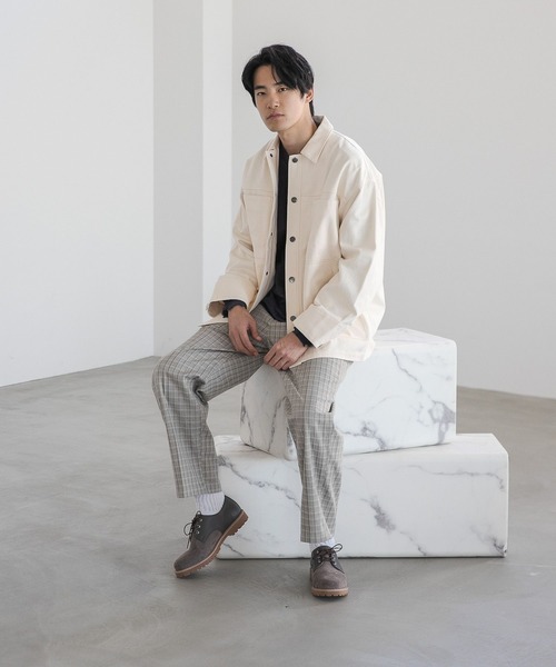 niko and...(ニコアンド)の「ハイツイストホップサックパンツ(その他パンツ・メンズ・その他1/ネイビー/ベージュ・MEDIUM/LARGE)」の6枚目の写真
