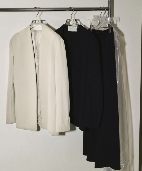 TODAYFUL Collarless Twill JK 36 美品 TODAYFUL（トゥデイフル）の「TODAYFUL Collarless Twill JK