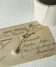 パールモチーフネックレス