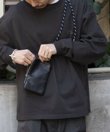 GLOSTER | 【GLOSTER/グロスター】フェイクレザーマルチミニショルダーバッグ/モバイルポーチ(ショルダーバッグ)