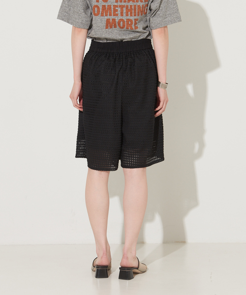 NOMINE（ノミネ）の「【セットアップ対応】メッシュハーフパンツ（その他パンツ・レディース・ホワイト/ブラック・S/M）」の14枚目の写真