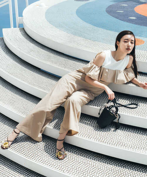 【送料関税込】【JILL BY JILLSTUART】CLARE＊フラワー サンダル 送料関税込】【JILL BY JILLSTUART】CLARE＊フラワー サンダル