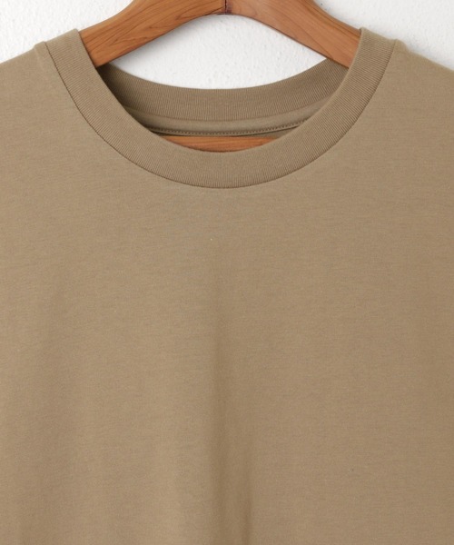 andme(アンドミー)の「オーバーサイズロング丈ノースリーブトップス(Tシャツ/カットソー・レディース・オフホワイト/チャコールグレー/ブラック/ベージュ/オートミール/ブルー系その他・M)」の22枚目の写真