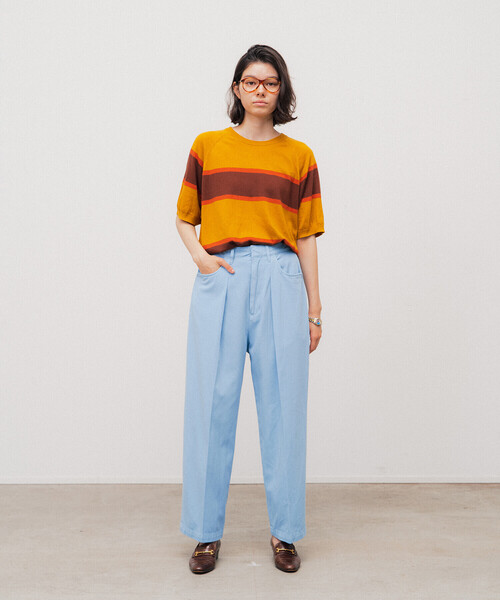 FARAH(ファーラー)の「FARAH | 1タック ワイドデニムパンツ WOMEN(デニムパンツ・レディース・ブルー/インディゴブルー・26/28/27)」の14枚目の写真