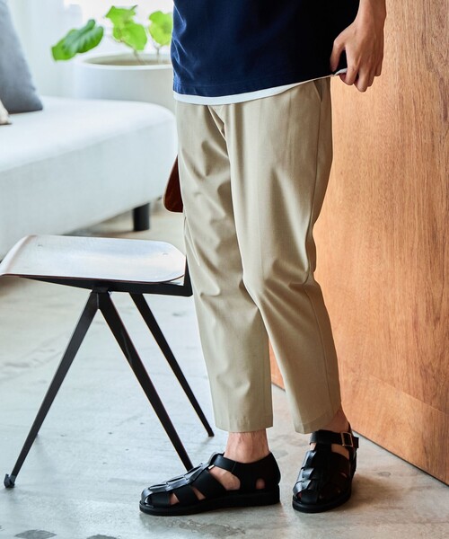 BEAMS HEART(ビームスハート)の「【吸水速乾】COOLMAX ポリエステルトロ テーパード イージーパンツ(その他パンツ・メンズ・チャコールグレー/グレー/ブラック/オリーブ/ベージュ/ネイビー・SMALL/MEDIUM/LARGE/X-LARGE)」の4枚目の写真