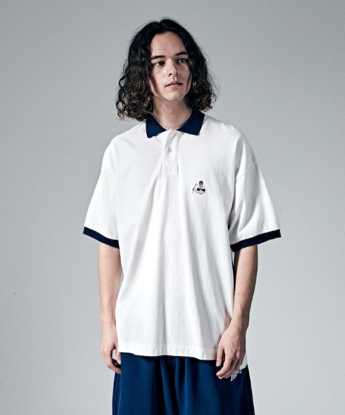 penguin BY MUNSINGWEAR(ペンギン バイ マンシングウェア)の「”BOGEY MAN” POLO SHIRT/ボギーマンポロシャツ(ポロシャツ・メンズ・ブラック/ホワイト・L/M/XL/S)」の3枚目の写真