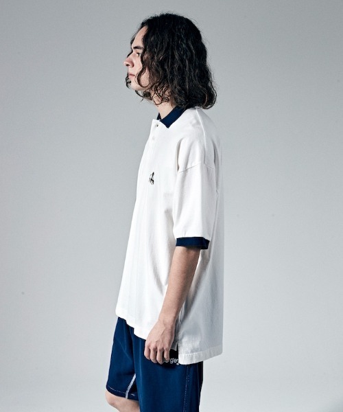 penguin BY MUNSINGWEAR(ペンギン バイ マンシングウェア)の「”BOGEY MAN” POLO SHIRT/ボギーマンポロシャツ(ポロシャツ・メンズ・ブラック/ホワイト・L/M/XL/S)」の4枚目の写真