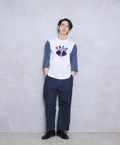 WAIPER.inc（ワイパーインク）の「3/4　BASEBALL TEE(YALE)（Tシャツ/カットソー・メンズ・ナチュラル/グレー・XL/L/M）」の12枚目の写真