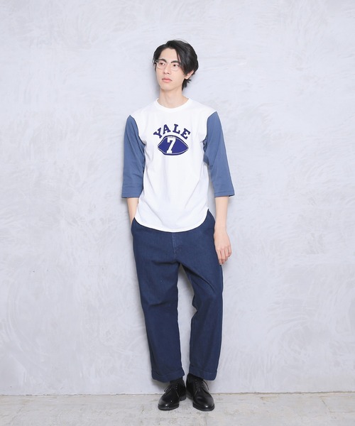 WAIPER.inc（ワイパーインク）の「3/4　BASEBALL TEE(YALE)（Tシャツ/カットソー・メンズ・ナチュラル/グレー・XL/L/M）」の14枚目の写真