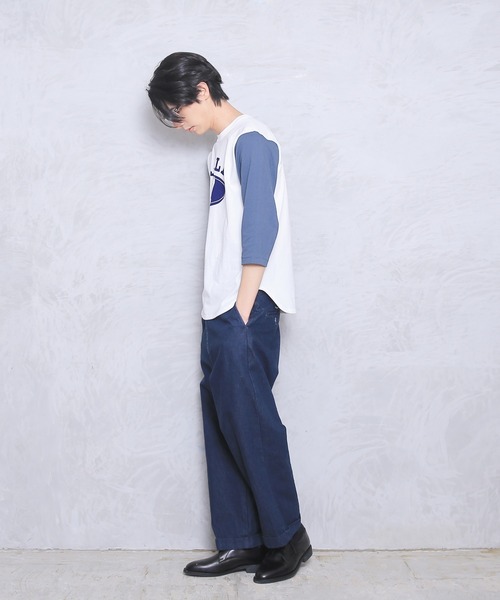 WAIPER.inc（ワイパーインク）の「3/4　BASEBALL TEE(YALE)（Tシャツ/カットソー・メンズ・ナチュラル/グレー・XL/L/M）」の15枚目の写真