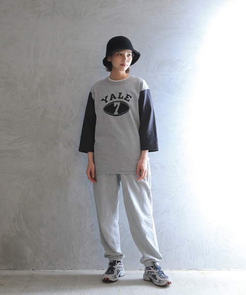 WAIPER.inc（ワイパーインク）の「3/4　BASEBALL TEE(YALE)（Tシャツ/カットソー・メンズ・ナチュラル/グレー・XL/L/M）」の5枚目の写真