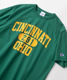 Champion（チャンピオン）の「【Champion/チャンピオン】カレッジロゴプリント メンズ ベーシック ショートスリーブTシャツ/半袖Tシャツ/【USAコットン】（Tシャツ/カットソー・メンズ）」