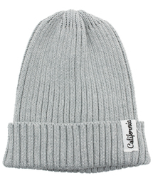 AZUL by moussy | Californiaワッペンロゴニットワッチ(ニットキャップ/ビーニー)