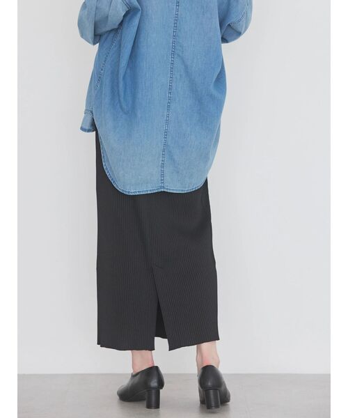 AMERICAN HOLIC（アメリカンホリック）の「針抜きリブタイトスカート（スカート・レディース・テラコッタ/ブラウン/ブラック・S/M/L）」の10枚目の写真