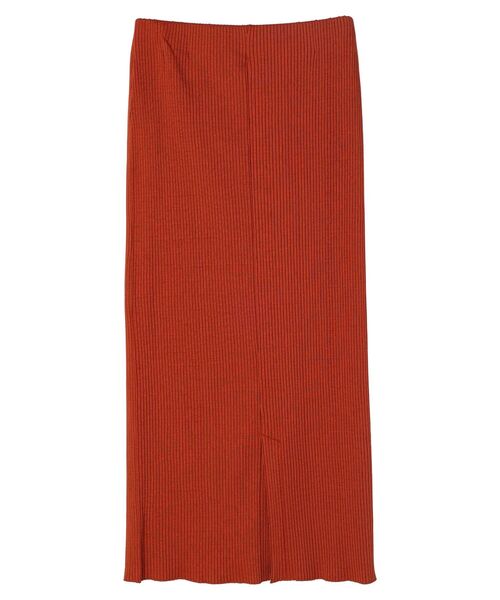 AMERICAN HOLIC（アメリカンホリック）の「針抜きリブタイトスカート（スカート・レディース・テラコッタ/ブラウン/ブラック・S/M/L）」の21枚目の写真