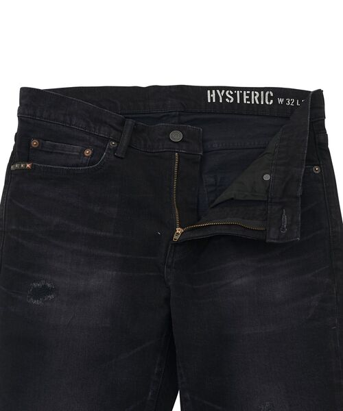 HYSTERIC GLAMOUR（ヒステリックグラマー）の「KPR加工 スキニーデニムパンツ（デニムパンツ・レディース・ライトインディゴブルー/ブラック・24inch/25inch/26inch/27inch/28inch）」の8枚目の写真