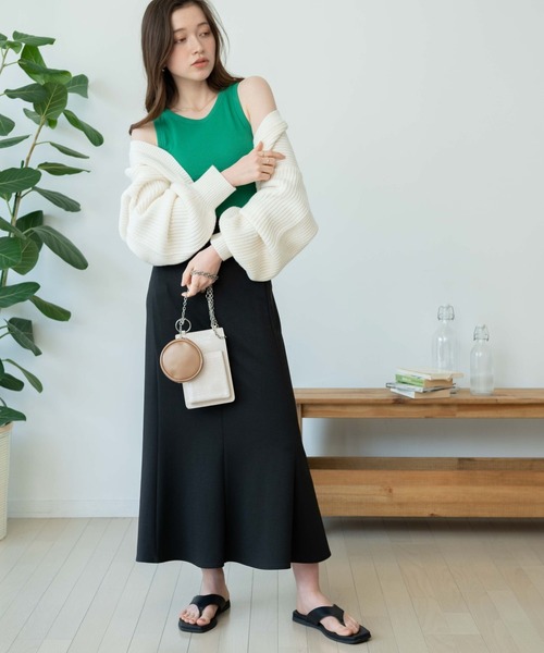 WEGO（ウィゴー）の「WEGO/カップインリブタンクトップ（タンクトップ・レディース・ブラック/ホワイト/ライム/オレンジ/ブルー/ブラック系その他/杢グレー/グリーン/グリーン系その他/レッド/ライトパープル・FREE）」の17枚目の写真