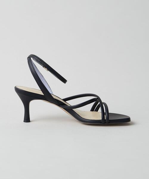 【２4～24.5㎝】【美品】Odette e Odile ブラック サンダル Odette e Odile オデット エ オディール サンダル 24.5cm - メルカリ