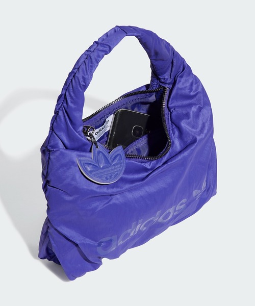 Adidas(アディダス)☆W サテンショルダーバッグ レディース パフィー サテン ショルダーバッグ ブラック