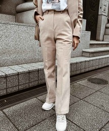 ハイウエストシンプルスラックス