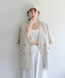 pual ce cin ピュアルセシン　ウール混ツイードジャケット PUAL CE CIN（ピュアルセシン）の「ウール混ツイードジャケット