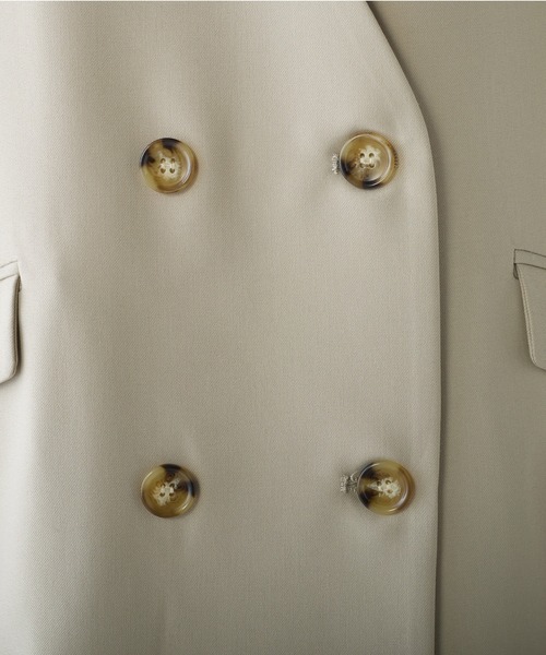 PUAL CE CIN（ピュアルセシン）の「【Du noir】ハーフスリーブジャケット（ノーカラージャケット・レディース・ブラック/ベージュ・FREE）」の21枚目の写真