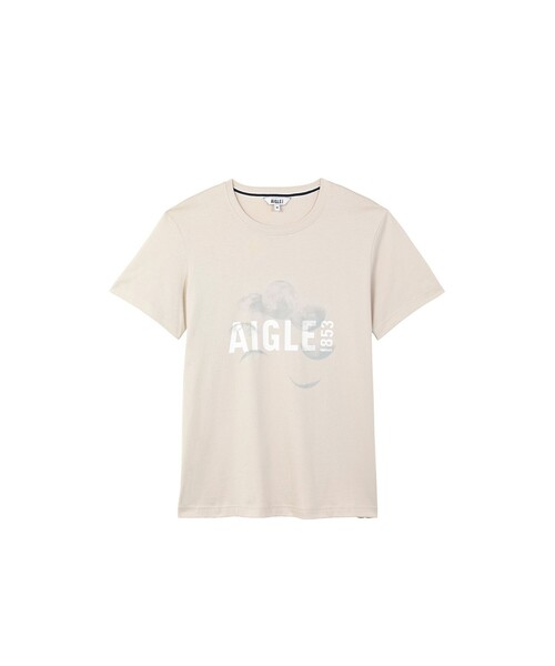 AIGLE（エーグル）の「ショートスリーブグラフィックロゴTシャツ（Tシャツ/カットソー・メンズ・ブルー/ブラック/ナチュラル・S/XL/L/M）」の7枚目の写真