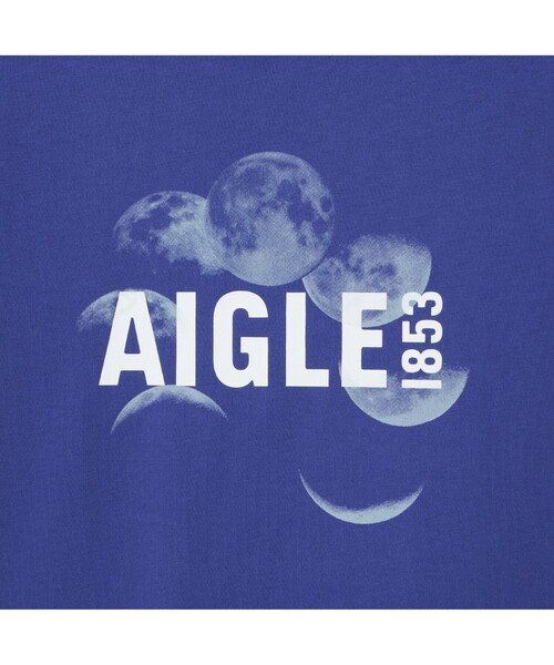 AIGLE（エーグル）の「ショートスリーブグラフィックロゴTシャツ（Tシャツ/カットソー・メンズ・ブルー/ブラック/ナチュラル・S/XL/L/M）」の18枚目の写真