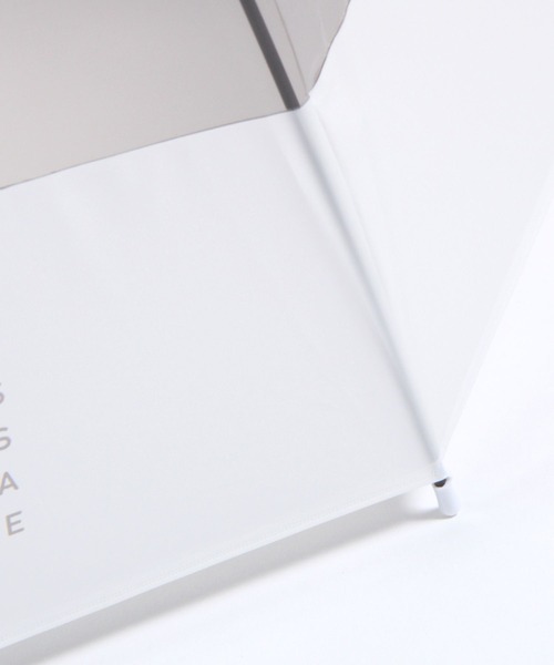 LAKOLE（ラコレ）の「バイカラービニール傘 / 178291（長傘・レディース・ホワイト/グレー/オレンジ/ブルー・FREE）」の10枚目の写真