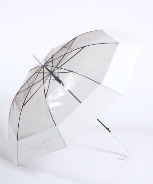 LAKOLE（ラコレ）の「バイカラービニール傘 / 178291（長傘・レディース・ホワイト/グレー/オレンジ/ブルー・FREE）」の19枚目の写真