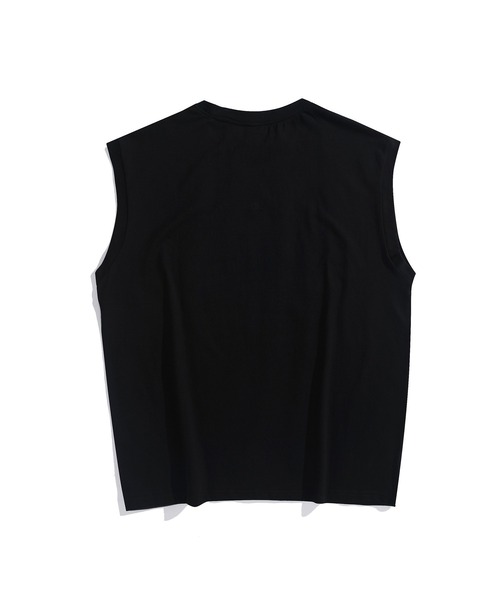 HOOK(フック)の「HOOK -original- アメカジバスケットボールプリント ノースリーブ Tシャツ (SS) (LR)(Tシャツ/カットソー・メンズ・ベージュ/ブラック・M/XL/L)」の5枚目の写真