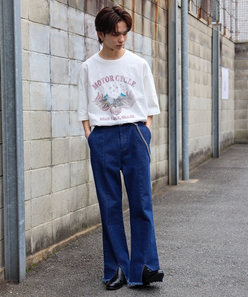 SPINNS(スピンズ)の「【SPINNS/スピンズ】vintageデザイン半袖Tシャツ SPEEDWAYS(Tシャツ/カットソー・メンズ・ブラック/ホワイト/チャコール・ONESIZE)」の11枚目の写真