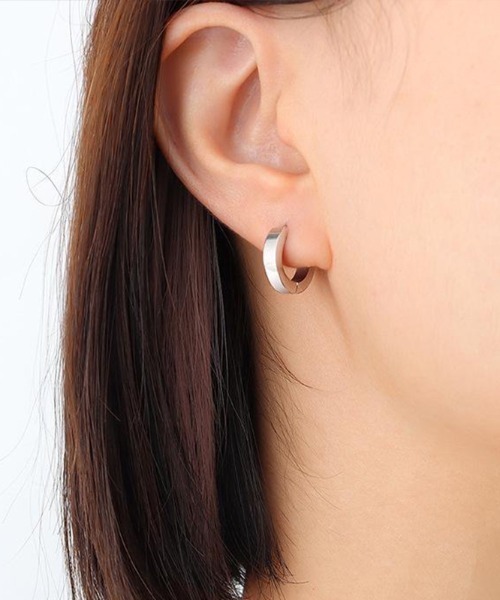 セール】【片耳用】サージカルステンレスフープピアス（ピアス（片耳用