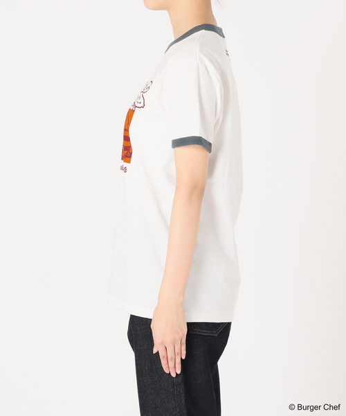 SLOBE citron.(スローブシトロン)の「SLOBE citron. Burger Chef リンガーT(Tシャツ/カットソー・レディース・ホワイト・FREE)」の16枚目の写真