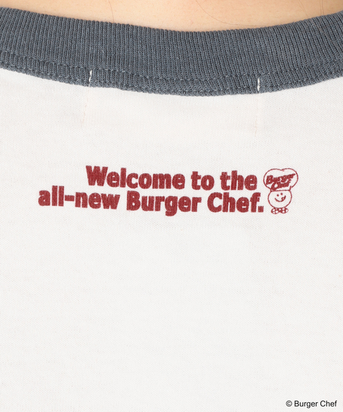 SLOBE citron.(スローブシトロン)の「SLOBE citron. Burger Chef リンガーT(Tシャツ/カットソー・レディース・ホワイト・FREE)」の14枚目の写真