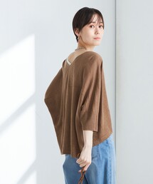 《手洗い可能》フレンチリネンボレロカーディガン