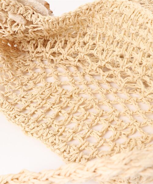 m.soeur（エムスール）の「ラフィアの編みショルダーバッグ（トートバッグ・レディース・ブラック/ベージュ・FREE）」の15枚目の写真