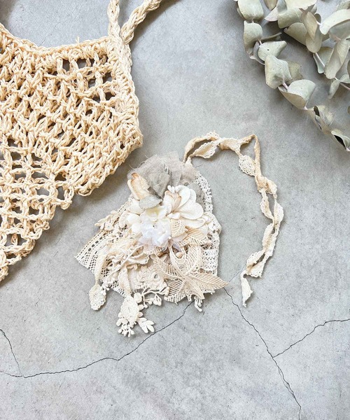 m.soeur（エムスール）の「ラフィアの編みショルダーバッグ（トートバッグ・レディース・ブラック/ベージュ・FREE）」の16枚目の写真