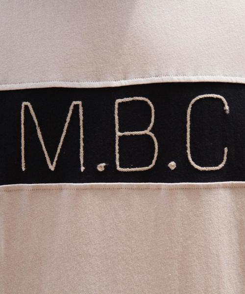 coen(コーエン)の「【MBC】MBCロゴ刺繍ラインTシャツ(ユニセックス)(Tシャツ/カットソー・メンズ・ホワイト/ネイビー・LARGE/MEDIUM/X-SMALL/X-LARGE/SMALL)」の10枚目の写真