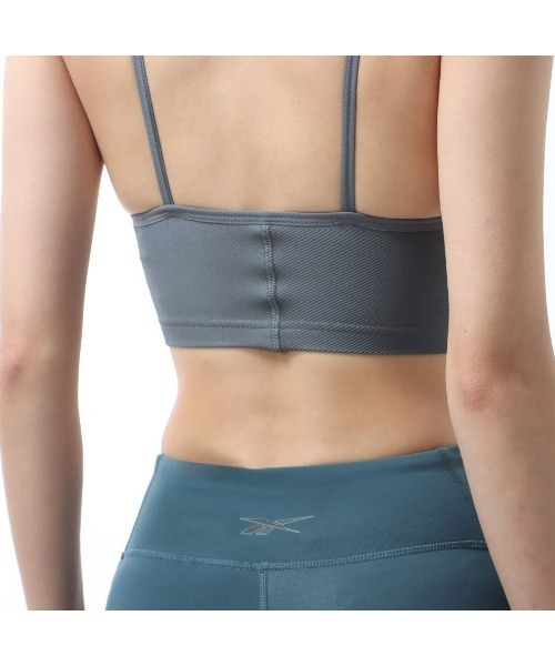 Reebok（リーボック）の「ヨガ リブ クロップ / YOGA RIB CROP（キャミソール・レディース・カーキ/グレー/ローズ・LARGE/MEDIUM/SMALL/X-LARGE/X-SMALL）」の6枚目の写真