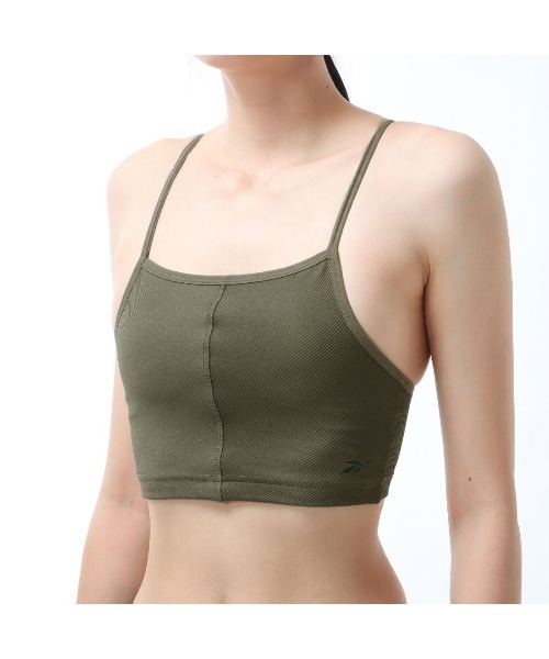 Reebok（リーボック）の「ヨガ リブ クロップ / YOGA RIB CROP（キャミソール・レディース・カーキ/グレー/ローズ・LARGE/MEDIUM/SMALL/X-LARGE/X-SMALL）」の7枚目の写真