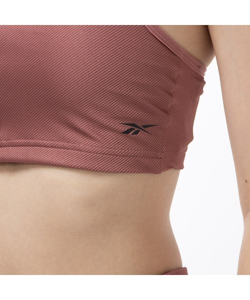 Reebok（リーボック）の「ヨガ リブ クロップ / YOGA RIB CROP（キャミソール・レディース・カーキ/グレー/ローズ・LARGE/MEDIUM/SMALL/X-LARGE/X-SMALL）」の12枚目の写真